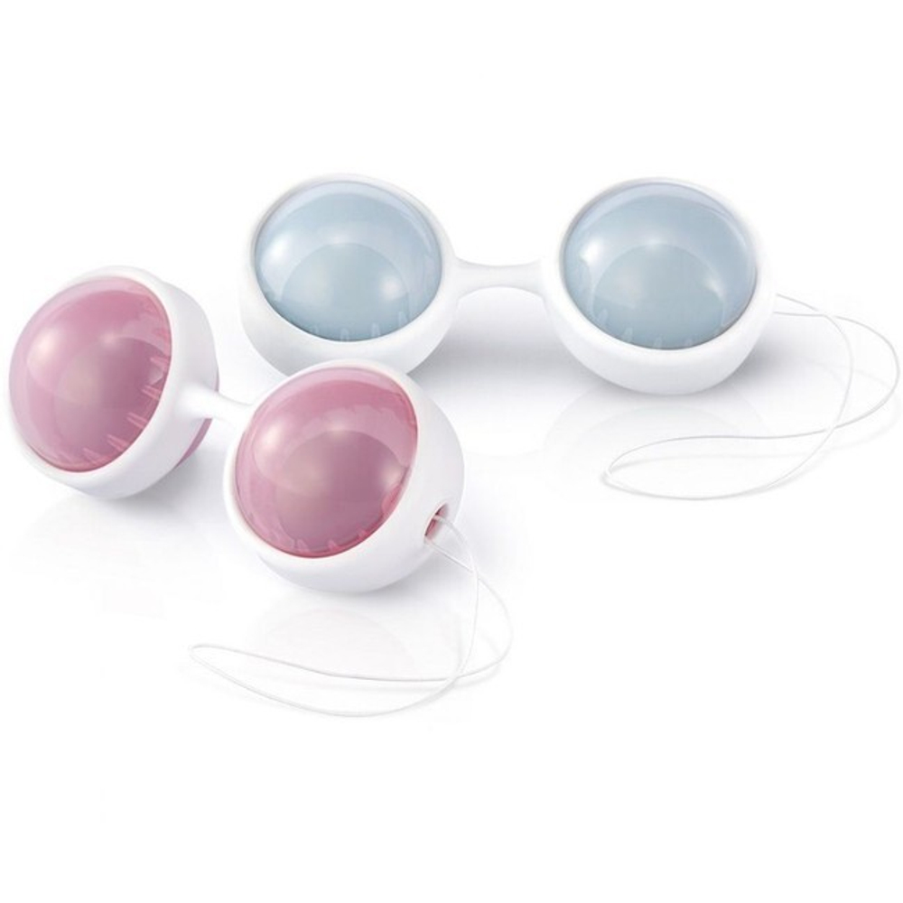 Вагинальные шарики премиум класса Luna Beads (Цвет: розовый,голубой)