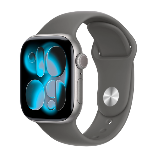 Умные часы Apple Watch Series 11 GPS, 42mm, Space Gray Aluminium Case with Stone Gray Sport Band, M/L