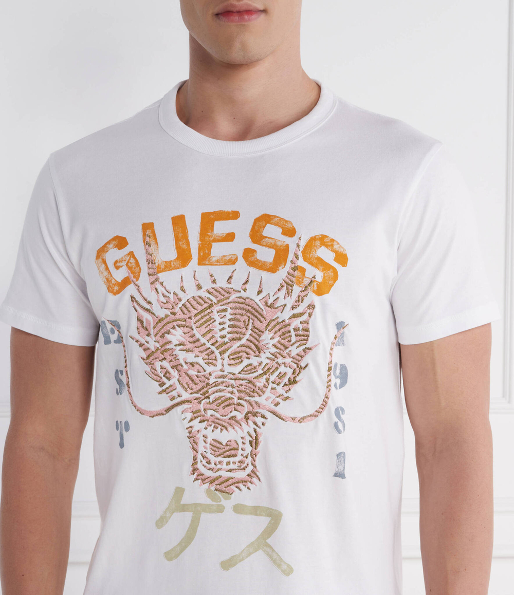 Футболка DRAGON GUESS - белый(M4GI21 K8FQ4)