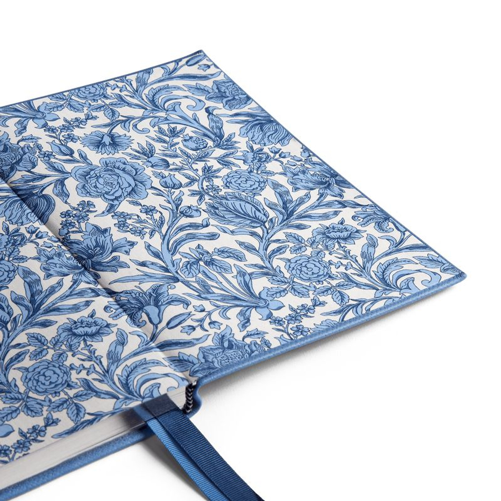 Smythson Блокнот Soho Notebook in Panama Stars Navy