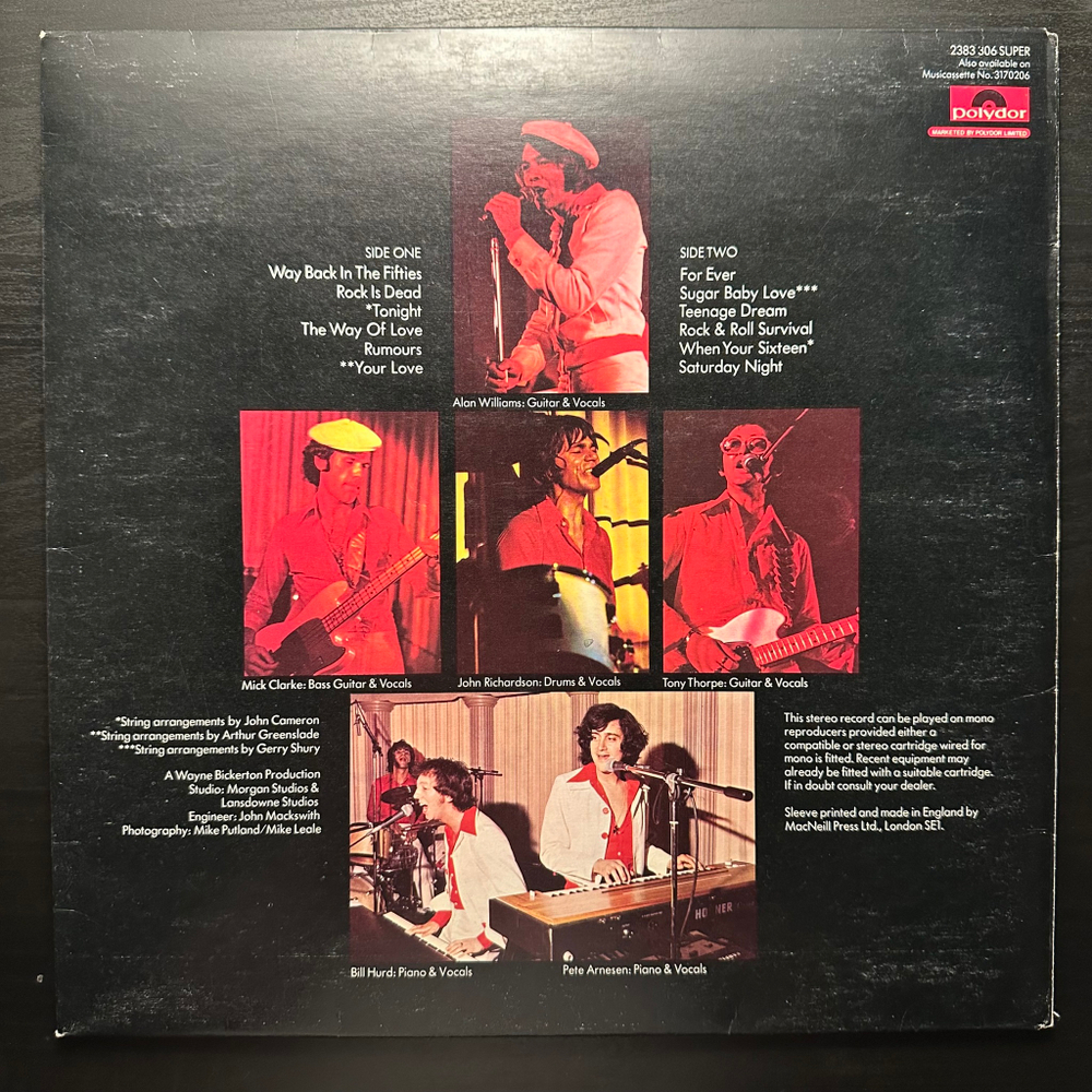 Rubettes - Wear It's 'At (Англия 1974г.)
