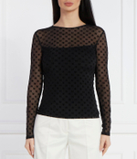 Блузка kl mesh Karl Lagerfeld - черный(240W1730)