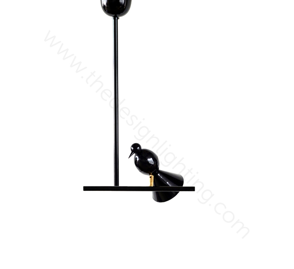 Ceiling design lamp  Alouette by Atelier Areti (Black)