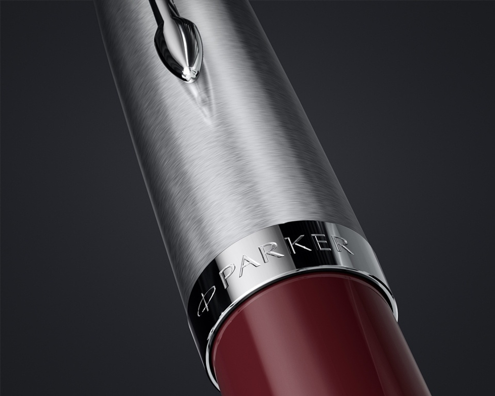 Перьевая ручка Parker 51 CORE BURGUNDY CT, перо: F, цвет чернил: black/blue, в подарочной упаковке.