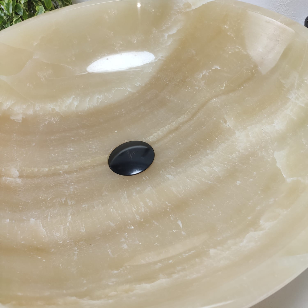 Раковина из оникса Bowl Yellow Big BO-60960 50x50x15