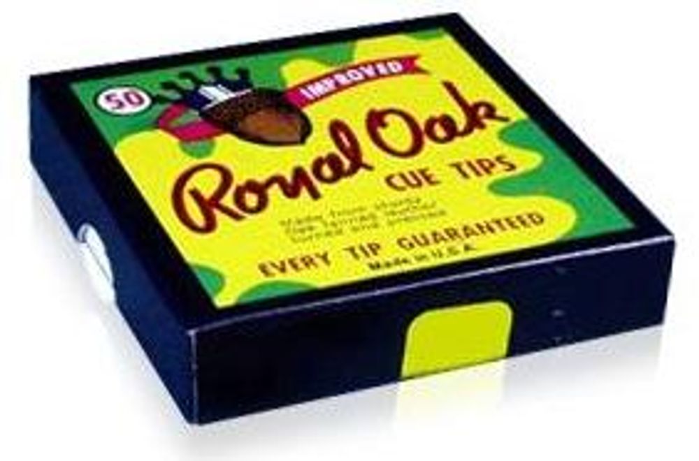Коробка наклеек для кия "Royal Oak"13 мм (50 шт)