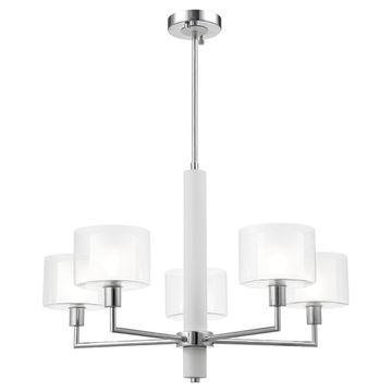 Люстра Е14 Maestro SP-PL5 Chrome хром Crystal Lux