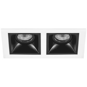 Встраиваемый точечный светильник D5260707 черный/белый Domino Lightstar