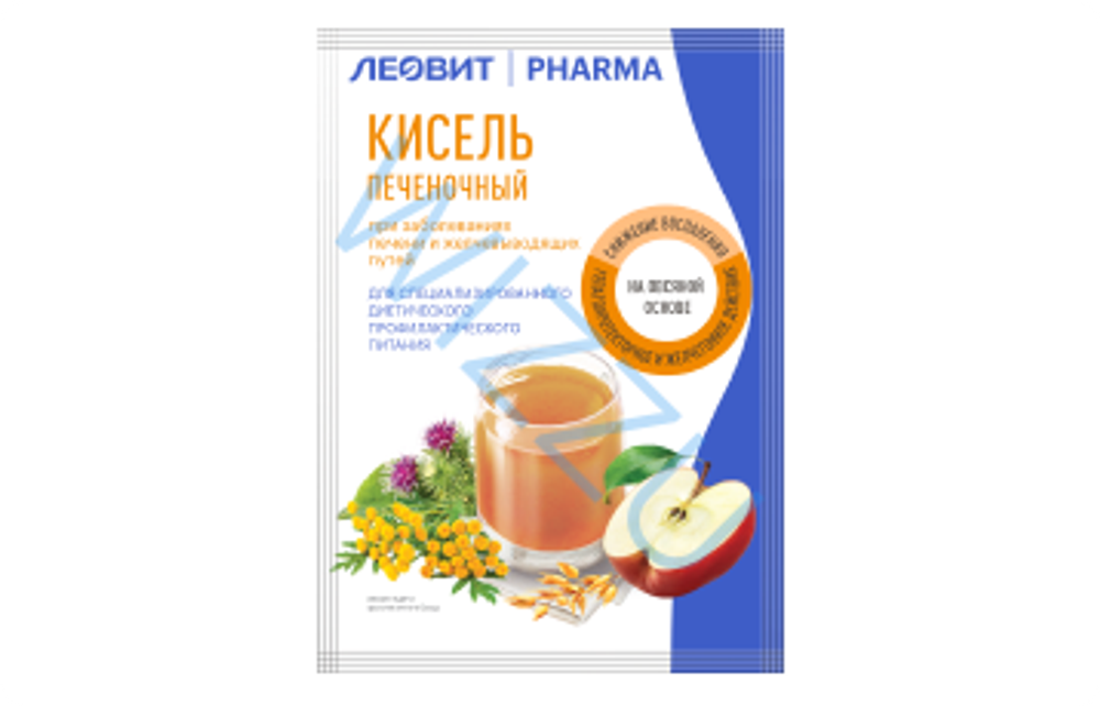 Кисель Леовит Печеночный PHARMA 20гр*5шт в упаковке