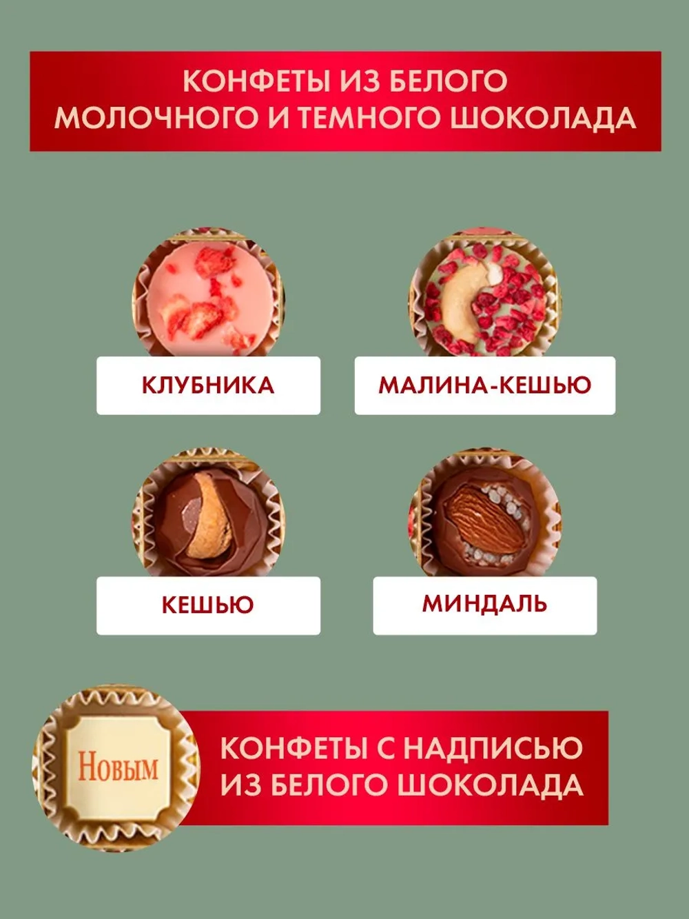 Конфеты шоколадные коробка набор подарочный ручной работы