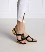 Кожаные шлепанцы TORY BURCH - черный(134897)