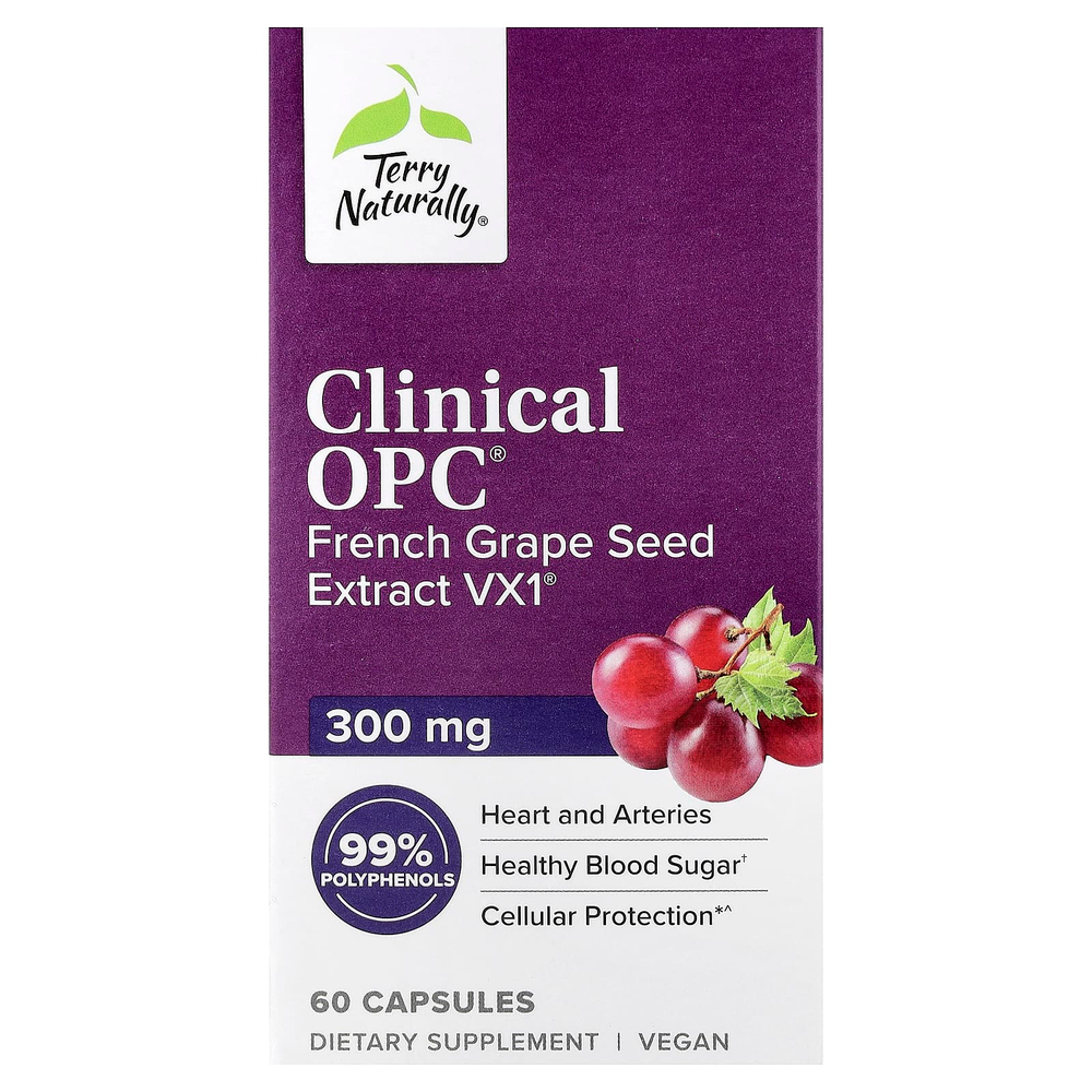 Terry Naturally, Clinical OPC®, 300 мг, 60 капсул