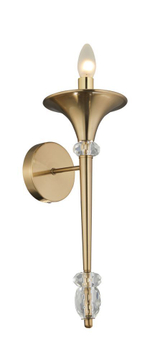 Бра Crystal Lux MIRACLE AP1 BRONZE 2490/401