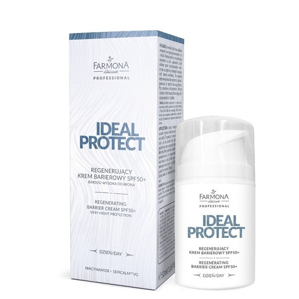 Крем для лица SPF50 Farmona Professional Ideal Protect Regenerating Barrier Cream 50мл