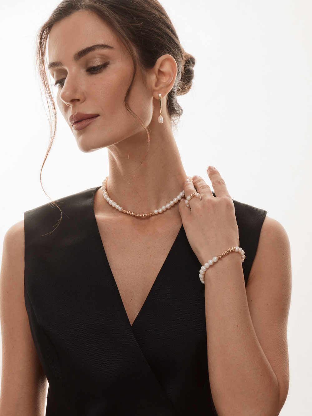 91003414 Колье Selena Pearls