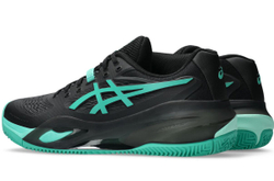 Теннисные кроссовки Asics Gel-Resolution X Clay - black/aurora green