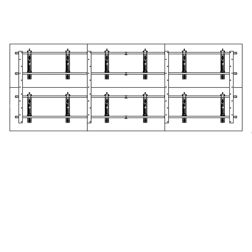Каркас настенный для видеостены 3х2 EliteBoard EW-5532TW