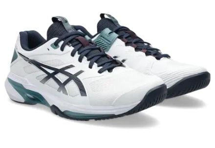 Мужские теннисные кроссовки Asics Solution Speed FF 4 - white/midnight