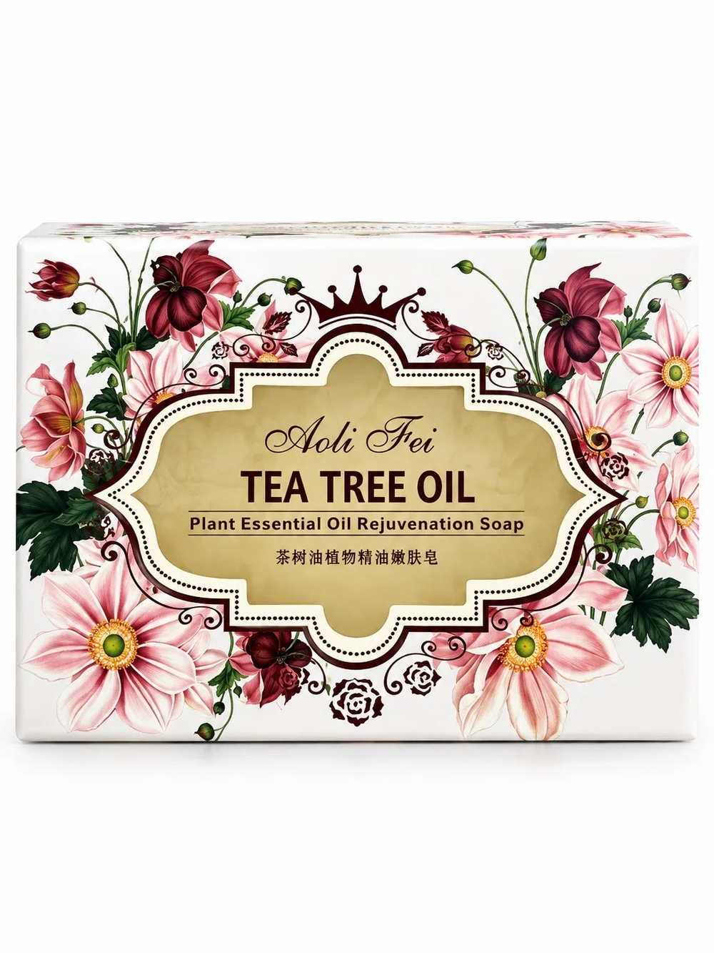 Мыло туалетное с маслом чайного дерева AOLI FEI Tea Tree Plant Essential Oil 120 гр