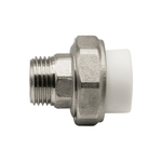 Муфта комб. разъемная, нар 20х1/2" EVER®  БЕЛЫЙ (Россия)