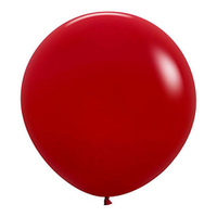 Шар 24" Императорский красный, Пастель / Imperial Red Sp