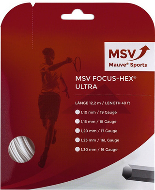 Теннисные струны MSV Focus Hex Ultra (200 m) - black
