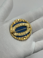 Брошь Wedgwood синяя