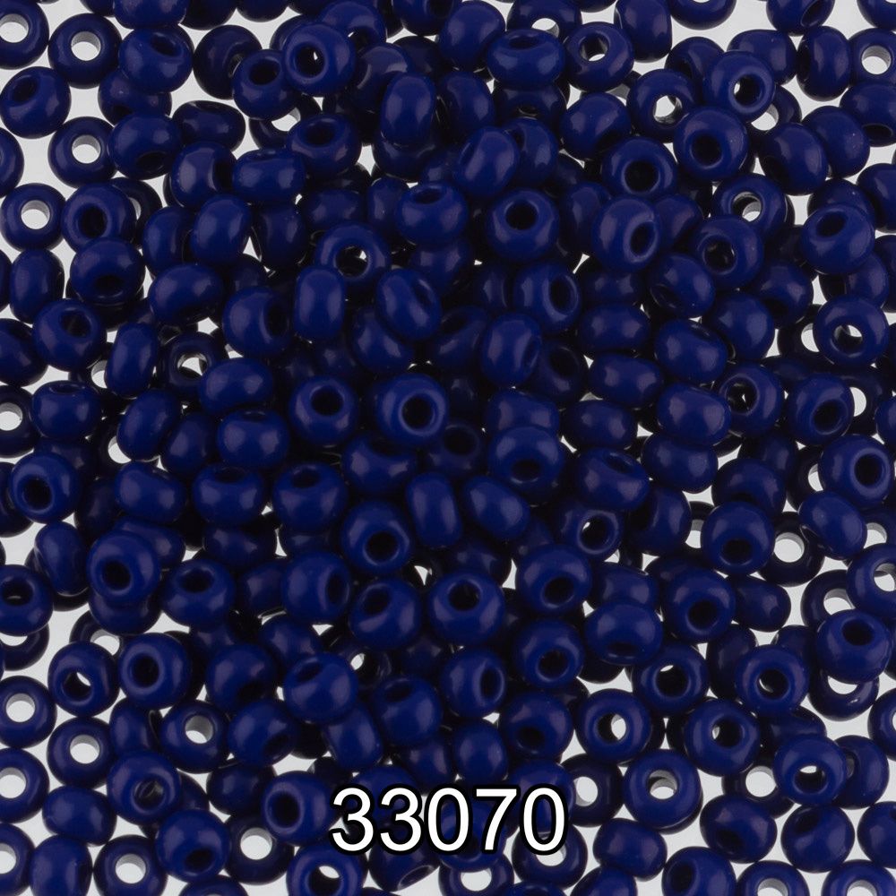 Бисер Preciosa 10/0 (2.3 мм), 500 г, 33070 (Ф105) т.васильковый