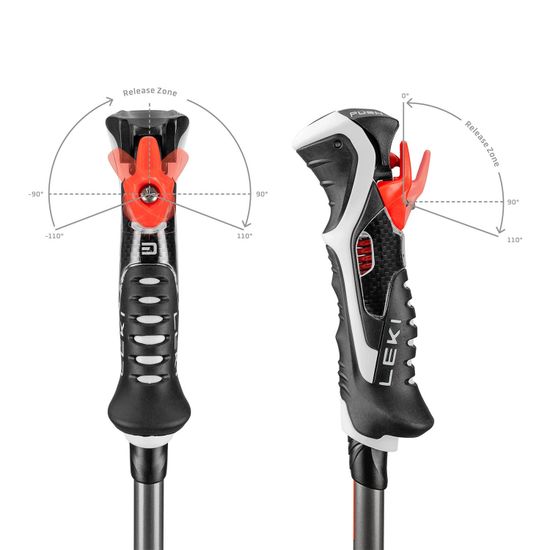 Женские горнолыжные палки - LEKI CARBON 14 3D 25/26