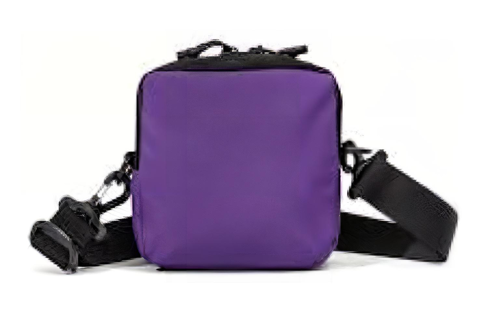 THE NORTH FACE 2.5L Small Square Bag One Shoulder Crossbody Outdoor Bag Nylon Purple Unisex