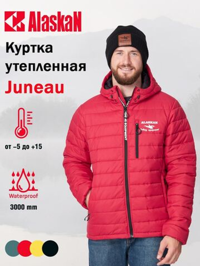 Куртка Alaskan Juneau Red утепленная стеганая
