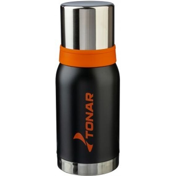 Термос TONAR 750ML HS.TM-038  черный (2 крышки-кружки)