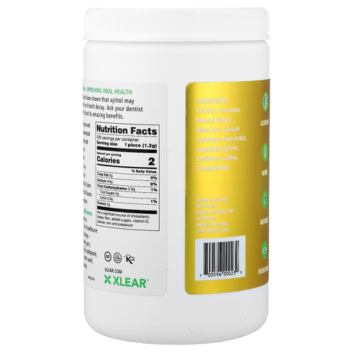 Xlear, Spry®, жевательная резинка, натуральный фруктовый вкус, без сахара, 550 шт.