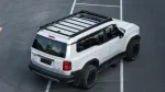 Платформа на крышу с боковой Molle панелью на Toyota Land Cruiser Prado 250 LC250 Крузак Прадо ящик Маркиза багажник
