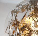 Pendant design lamp Tangle Globe by Artecnica (Black)