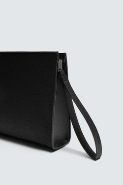 ZARA КЛАТЧ С ТЕКСТУРОЙ, ЧЕРНЫЙ