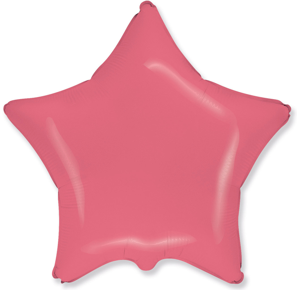 Шар (18""/46 см) Звезда, Коралловый, Макарунс, 1 шт. Л048