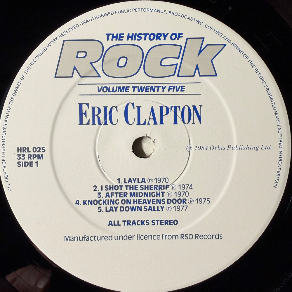 The History Of Rock 25 (Англия 1984г.) 2LP