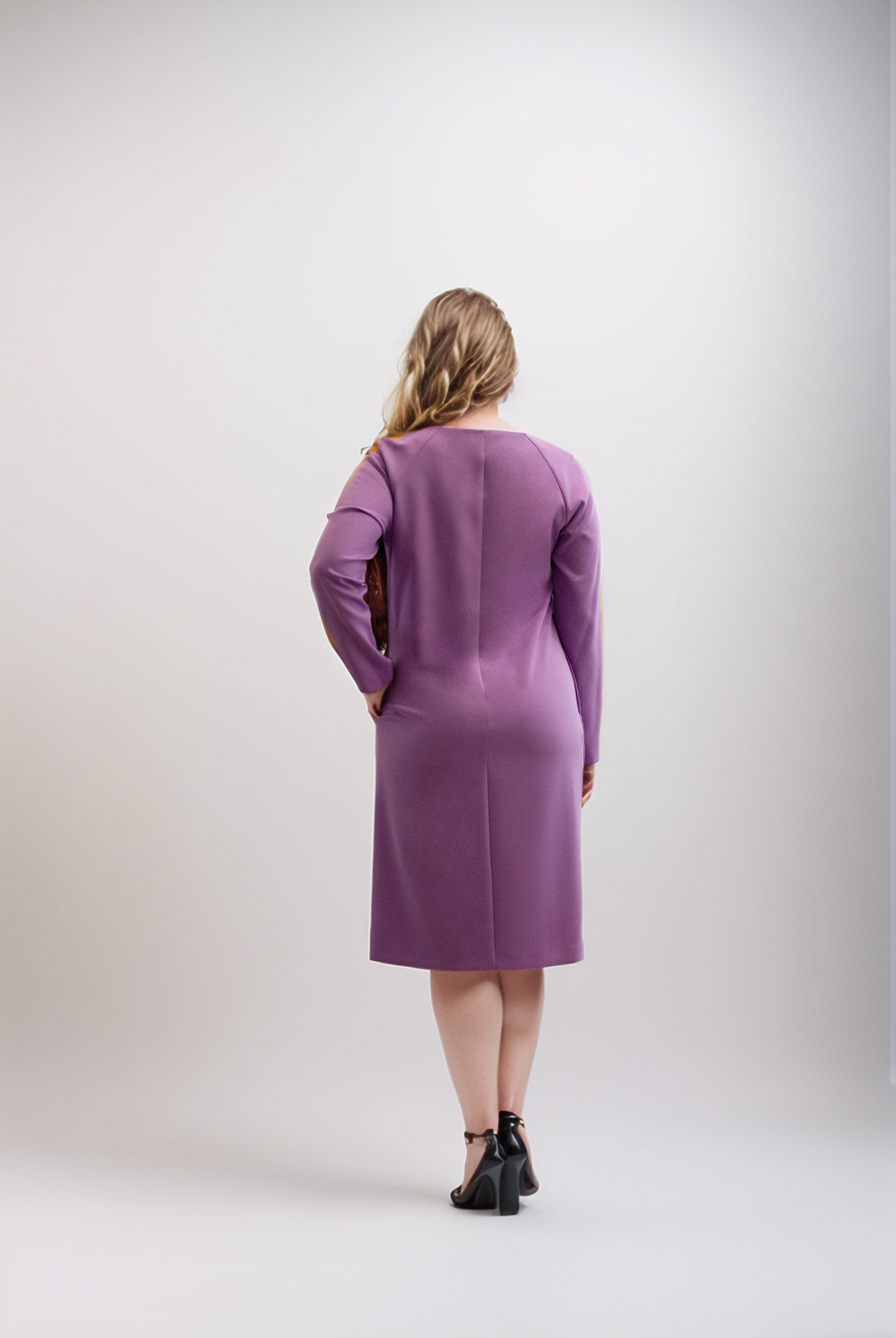 Повседневное платье 2800АЕ, Фиалка