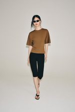 ПРИТАЛЕННАЯ ФУТБОЛКА SUPIMA® — ZARA
