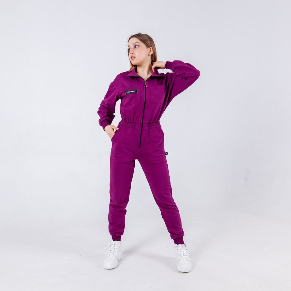 Комбинезон без капюшона унисекс "PURPLE" подростковый