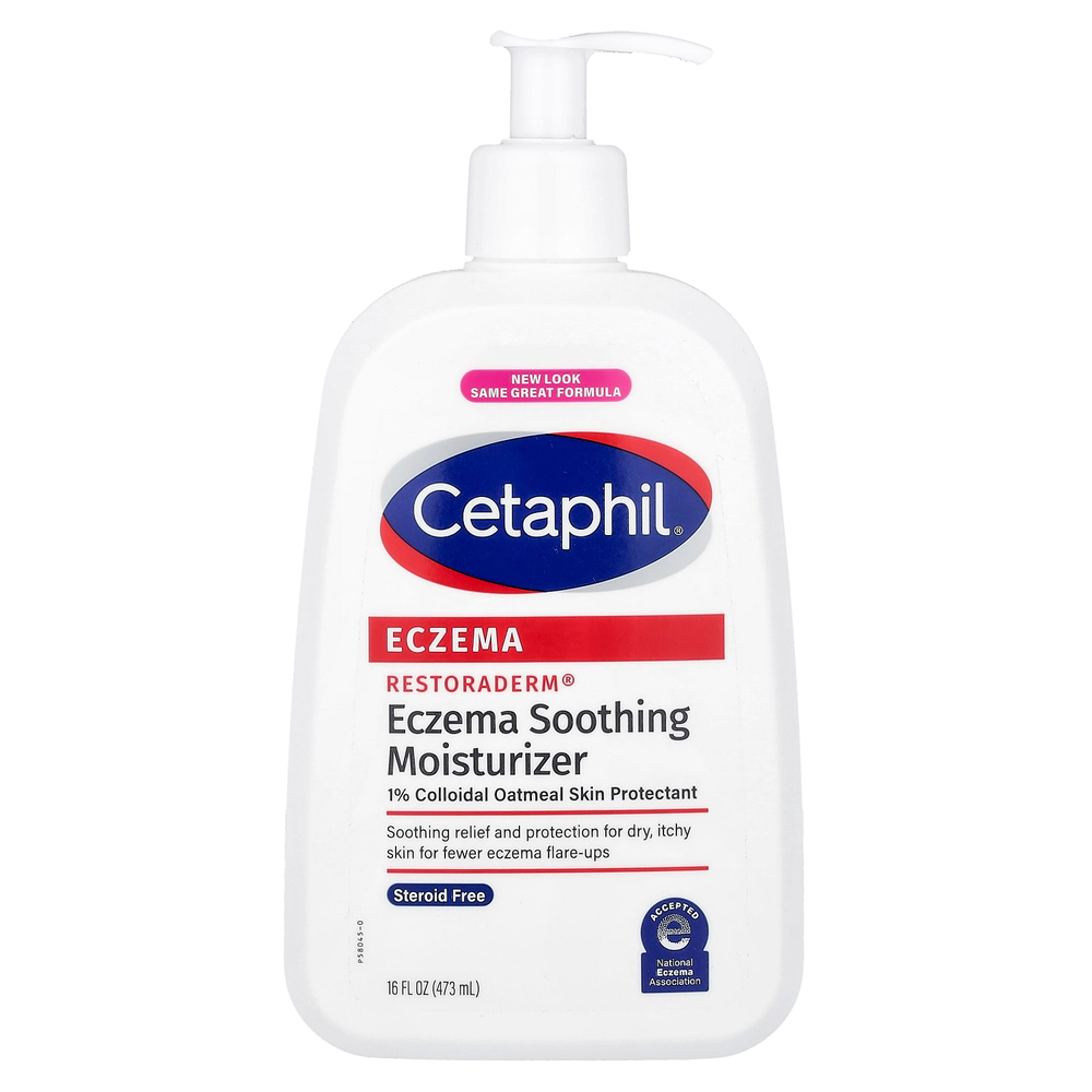 Cetaphil, Restoraderm®, успокаивающее увлажняющее средство при экземе, 473 мл (16 жидк. унций)