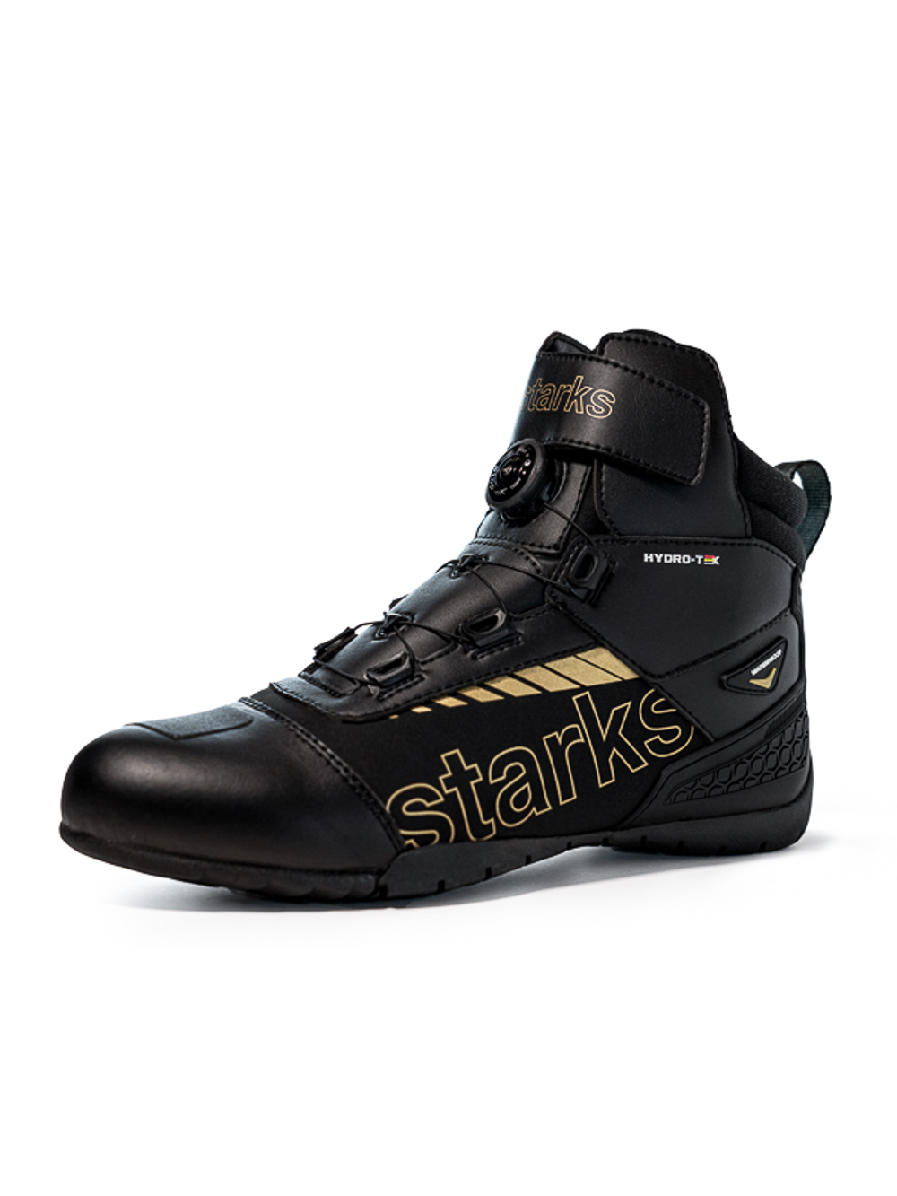 Мотокроссовки STARKS WATERPROOF RS-2 WP Черно-золотые 42