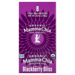 Mamma Chia, Organic Chia Squeeze®, снек для жизненной силы, ежевика, 8 снеков по 99 г (3,5 унции)