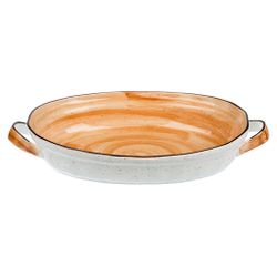 Блюдо овальное 30,5*23 см h5,7 см 2200 мл с ручками Organic Fusion P.L. Proff Cuisine [1]