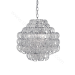 Pendant design lamp Giogali SP 3E by Vistosi (Clear)