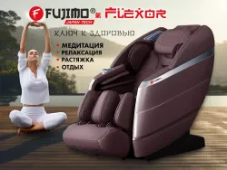 Массажное кресло FUJIMO 氣 FLEXOR F500 Бежевый,Коричневый