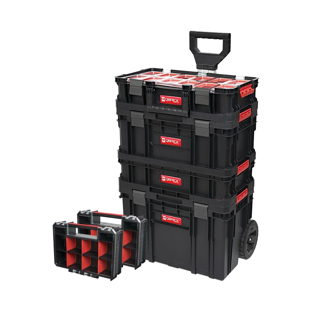 Набор ящиков QBRICK SYSTEM TWO 6 в 1 (TWO CART+TOOLBOX+ ORGANIZER MULTI (2 шт.)+BOX 100 FLEX+ORGANIZER) 2631-52