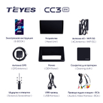 Teyes CC3 2K 9"для Mitsubishi Pajero 2 V30 V40 V20 1991-2004