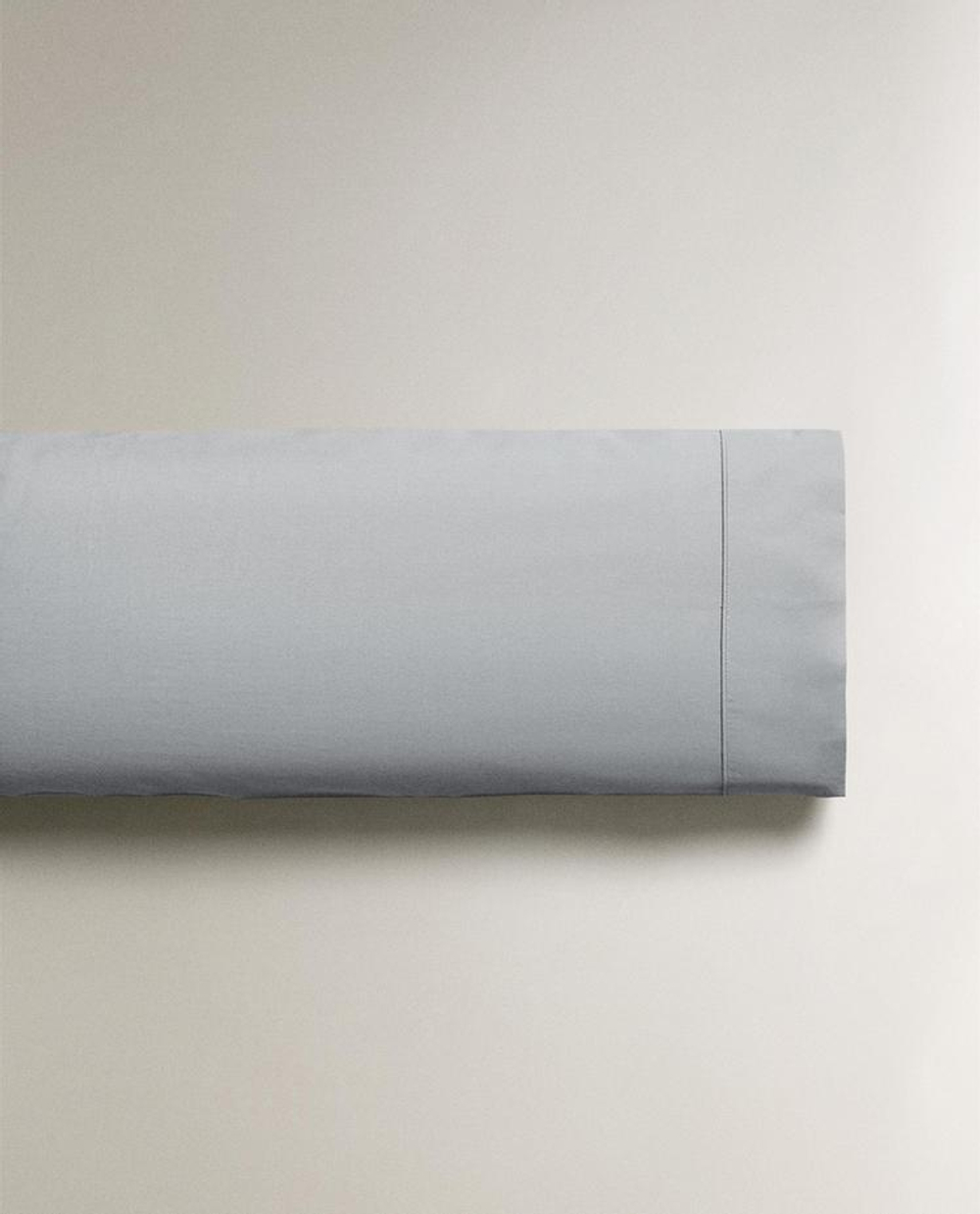 ZARA HOME (300 НИТЕЙ) НАВОЛОЧКА ИЗ ХЛОПКА ПЕРКАЛЬ, СИНИЙ